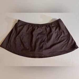 Elegant Brown Women's Skirt/Swimsuit
